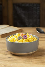 famiware Milkyway Cereal Bowl, Soup Bowls for 4, 25 Ounce Bowls Set for Kitchen, Bowl Set for Cereal Soup Rice Pasta Salad Oatmeal, Dark Gray