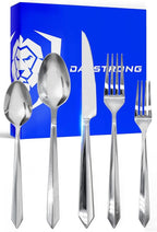 Dalstrong Flatware Cutlery Set - 20 Piece - Silverware Dinner Knife, Dinner Fork, Dinner Spoon, Dessert Fork, Dessert Spoon - High-Carbon Stainless Steel - Service for 4 - Table Dinner Set - Gift