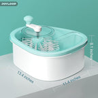 JOYMOOP Fruit Cleaner Spinner JOYLOOP, Large Fruit Washer Spinner, Fruit Cleaner Spinner with Fruit Washer Bowl, Vegetable Fruit Spinner Washer,Fruit and Vegetable Scrubber