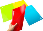 Flexible Cutting Board mats, Plastic Cutting Boards for Kitchen Cooking, Cutting board sheets for Meat and Vegetables, Dishwasher Safe Set of 8 Pcs