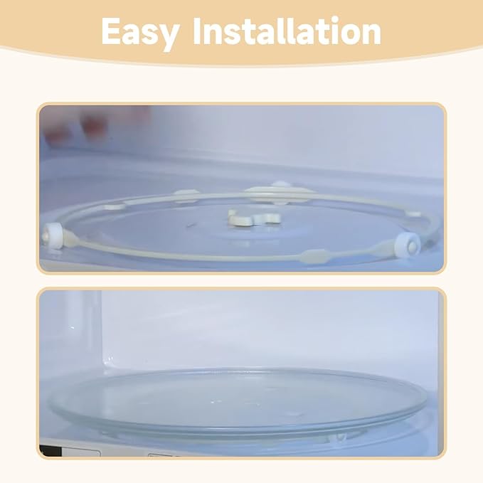 Microwave Turntable Roller Support Ring Compatible with Samsung GE Frigidaire Microwave Ovens Replace#: WB06X10625 WB06X10818 5304509438