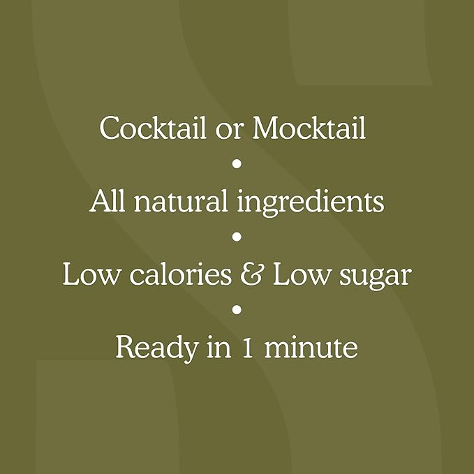 SAYSO Honey Rosemary Moscow Mule | The Original Craft Cocktail Tea Bag Mixer (Steep in Vodka & Cold Water, Enjoy in 1 Min) or Skip the Spirit for Mocktail | Organic, Certified Gluten-free & Non-GMO, 8 Count