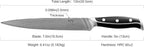 Damascus Kitchen Knife, 8 Inch Slicing Knife Professional Kitchen Knife Forged with VG10 Super Steel 67-Layer Damascus, Non-slip ABS Ergonomic Triple Rivet Handle, Razor Sharp Lightweight Multipurpose