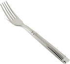 Fortessa Doria 18/10 Stainless Steel Flatware Serving Fork, 10-Inch,Silver