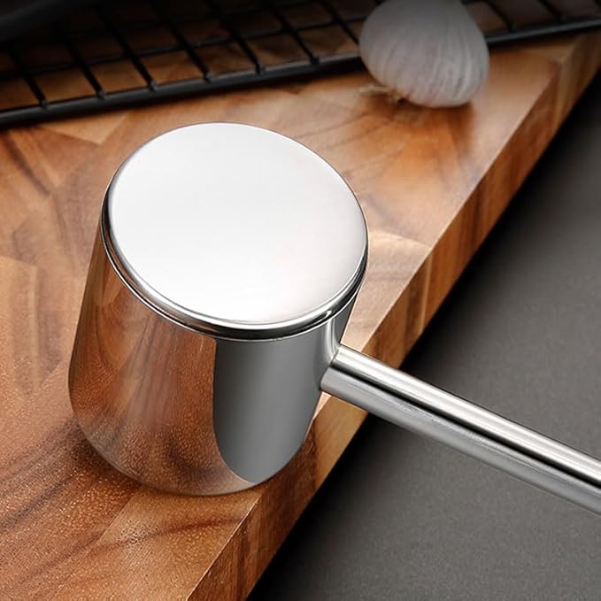 Meat Tenderizer, Heavy Duty 304 Stainless Steel Meat Tenderizer Tool, Meat Hammer Dishwasher Safe, Meat & Poultry Tenderizers,Meat Pounder for Steak, Chicken, Fish, Pork, Beef