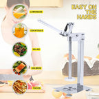 Lemonade stand Fruit Juicer Squeezer Stainless Steel Press Handled,Manual Juicer Press Lemon Lime Crusher Nut Grinder for Fruit or Nuts