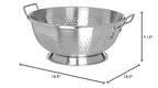 Carlisle FoodService Products 60277 Dura-Ware Heavy Weight Commercial Colander, 16 Quart