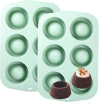 Mousse Cakes Mold Silicone Baking Sheet Pan, 3D Special Shaped Double Sides usable Bakeware Dessert Moulds for Pastry Cupcake Pop Pancake Pudding Jelly Macaron Ice Cream