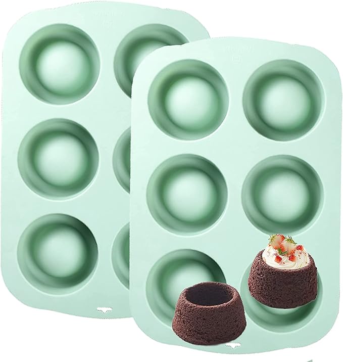 Mousse Cakes Mold Silicone Baking Sheet Pan, 3D Special Shaped Double Sides usable Bakeware Dessert Moulds for Pastry Cupcake Pop Pancake Pudding Jelly Macaron Ice Cream