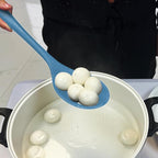 Silicone Spoons for Cooking - Extra Large Kitchen Spoons for Mixing, Serving, & Stirring - 600°F Heat-Resistant Non Stick Utensils Ladle & Skimmer- Dishwasher Safe, Starry Blue