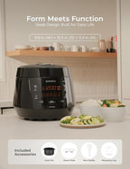 CUCKOO CRP-PK1001S 10-Cup (Uncooked) / 20-Cup (Cooked) Heating Pressure Rice Cooker & Warmer with Nonstick Inner Pot, 13 Menu Options, Fuzzy Logic Tech, Auto Clean (Black)