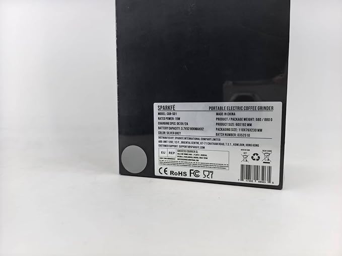 Portable Electric Coffee Grinder, Rechargeable Wireless Handheld Grinder with Stainless Steel Conical Burr, Adjustable Grind Settings, for Espresso, Moka, Pour Over, French Press, Cold Brew