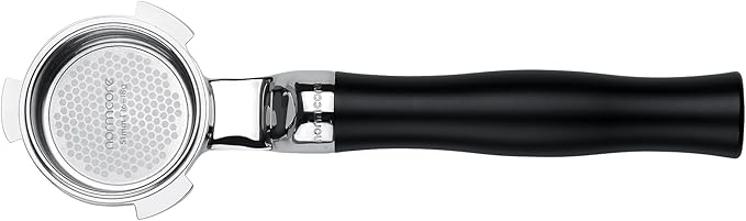 Normcore 51mm Bottomless Portafilter Fits DeLonghi Dedica EC680 EC685, SMEG, EUPA Machines, 3-Ear Naked Portafilter with Anodized Aluminum Handle, Included 18 g Precision Double shot Basket