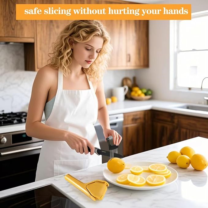 lemon squeezer,Portable Manual Citrus Squeezer Kit With Lime Squeezer,Lemon Slicer and Paring Knife,Easy to Juice Lemons,Limes,Oranges,Tangerines and Other Fruits Kitchen Gadgets.