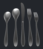 Silverware Set for 4 | 18/10 Stainless Steel Flatware Set | Mirror Finish, Heavy-Duty, Dishwasher Safe, Elegant & Durable, Built to Last (20-Piece, Marettimo)