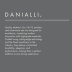 Silverware Set for 6 – 18/10 Stainless Steel Flatware, Mirror Finish, Dishwasher Safe, Durable and Balanced Utensils, Modern Tableware (30-Piece Set, Fidenza)