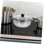 PRETYZOOM 1pc Stainless Steel Steamer Pot Versatile Stockpot for Soup Boiling Rustproof Kitchen Cookware Easy to Clean Capacity for Delicacies for Home Cooking Random Style