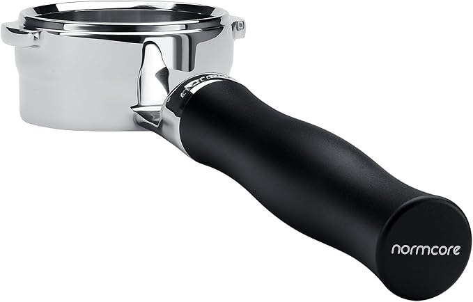 Normcore All-Stainless Unibody Bottomless Portafilter - Integrated High Extraction Basket For Breville Dual Boiler Espresso Machine BES900XL, BES920XL, BES980XL, BES990BSS, 22g