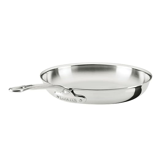 Hestan ProBond Luxe 11-Inch Skillet, Professional Clad Stainless Steel ProCore Tri-Ply Clad Construction, Polished Exterior, Induction & Oven Safe