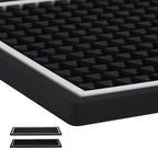 Bar Mat for Cocktail and Coffee Bar 6" x 12" Rubber Bar Service Spill Mat for Cocktail Bartender Coffee Bar or Countertop Mats Glass Drying Mat