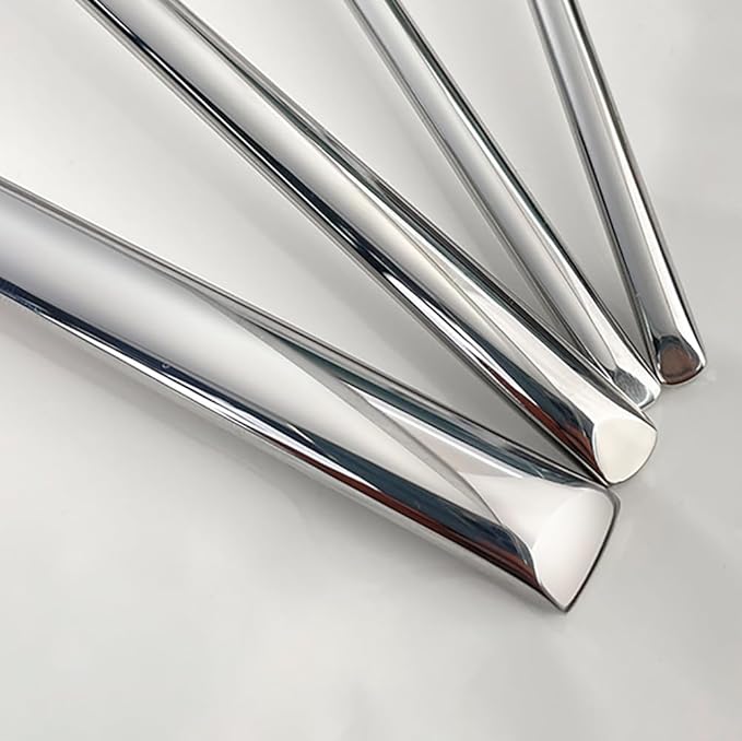 Silverware Set for 4 Modern 16 Piece 18/10 Stainless Steel Square Flatware Set Nice Weight Mirror Polished Kitchen Utensils Cutlery Sets for Home Restaurant Wedding Tableware Dishwasher Safe