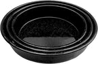 Enamel Roasting Pan Set Round Baking Pans 3pcs 10"/12"/14" Cake Pans High Performance Nonstick- Non-Toxic,PTFE&PFOA Free,Pizza Pan,Cookie Baking Sheets Oven Trays For Cooking