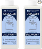 10 Uses DeLonghi Compatible Descaling Solution, Specially Designed to Clean Delonghi Coffee Machines and Maker - 33.8oz Espresso Coffee Maker Cleaner, Coffee Pot Cleaning Limescale Remover
