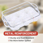 CAKETIME Large Muffin Pan Jumbo with Metal Frame 3.5 Inch Silicone Muffin Pan Nonstick 6 Cups for Baking Jumbo Muffin, Frittatas, Jumbo 1 Pack