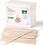 RT－Wooden coffee stirrer natural birch can be used for tea hot drinks and cold drinks the stirrer sticks 5.5"inch 1000 sticks packaging