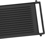 WB31X24998 WB31X24738 JXGRILL1 Griddle Replacement for GE Stove - 19.6" x 10.3" Reversible Cast Iron Center Griddle Plate, Gas Range Cooktop Parts, Fits GE JGBS66REKSS, JGB735SPSS & More