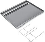 Cast Iron Grill Griddle for Weber, Charbroil, Nexgrill, Cusinart, Expert, Napoleon, Pit boss, Traeger | Full-Size Replacement Cooking Griddle 24x16 inch | Heavy-Duty Even Heating