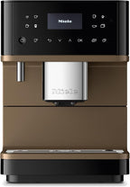 Miele CM 6360 MilkPerfection Automatic Coffee Machine - OneTouch for Two, AromaticSystem, 8 individual profiles, DoubleShot, WiFi-compatible, LED lighting, in Obsidian Black BronzePearl Finish