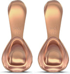 BALCI - Stainless Steel Coffee Scoop Set (2&2 Tablespoon, 30ml and 30ml) Exact Measuring Spoons for Coffee, Tea, Sugar, Flour and More! - Rose Gold …