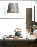 Poliviar Tea Kettle, 2.7 Quart Seaweed Green Finish with Wood Pattern Handle Loud Whistle Food Grade Stainless Steel Teapot, Anti-Hot Handle and Anti-Rust, Suitable for All Heat Sources (JX2020-SB30)