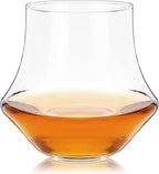 True Whiskey Glasses for Men and Women, Top-notch Bourbon Scotch Whiskey Cups Set, Bar Glassware Drinking Glasses Set of 4, 12 oz