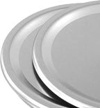 JEUIHAU 100 Pack Wide Mouth Canning Lids (3.4 Inch), Split-Type Metal Mason Jar Lids with Silicone Seals for Pickling, Jams, Dry Goods Preservation