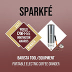 Portable Electric Coffee Grinder, Rechargeable Wireless Handheld Grinder with Stainless Steel Conical Burr, Adjustable Grind Settings, for Espresso, Moka, Pour Over, French Press, Cold Brew