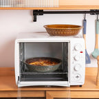 Sweejar Ceramic Pie Dish - Round Non-Stick Baking Pan for Dinner & Dessert, 10 Inches (Blue)