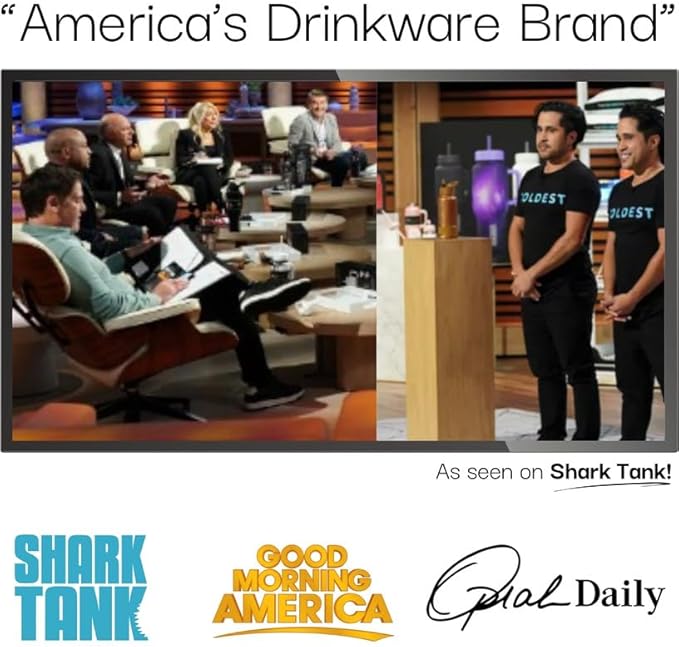 Coldest Tumbler with Handle and Straw, 100% Leak Proof Insulated Tumbler with Lid and Straw (3 Lids), Stainless Steel Tumblers for Women & Men, Cup Holder Friendly, 46 oz (Black Checkers)