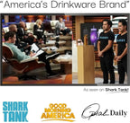 Coldest Tumbler with Handle and Straw - 100% Leak Proof Insulated Tumbler with Lid and Straw (3 Lids) - Stainless Steel Tumblers for Women & Men - Cup Holder Friendly Base, 36 oz (The Democrat)