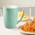 homEdge Porcelain Mug Set, 16 Ounces Cup for Tea, Latte, Mocha, Hot Chocolate, Set of 6, Assorted Color