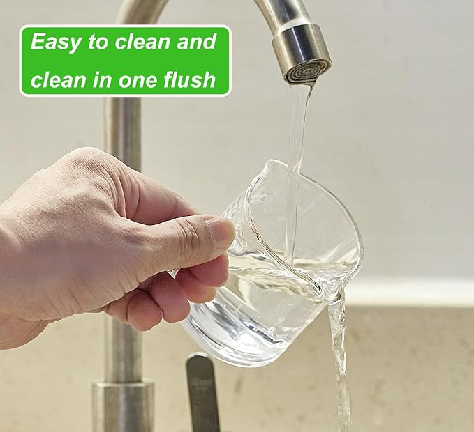 Ackers Clear Espresso Cups Set of 2,4 OZ Double Spouts Cups,Milk Cup with Handle, Espresso Accessories for Machine, Small