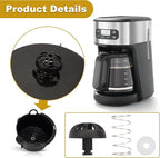 Fits for Mr Coffee Replacement Basket Hamilton Beach Coffee Maker Parts,2-Pack Coffee Machine Brew Basket Bottom Spring Loaded Stopper Kits 990117900 990237500 185774-000-000 112435-000-000