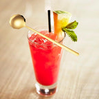 Creative spoons in multiple colors. They can be used to stir flower tea, coffee, and desserts. They're also great for decoration, collection, or as gifts. (auric color)