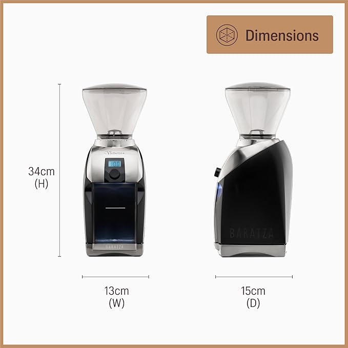 Baratza Virtuoso+ Coffee Grinder ZCG587BLK, Black