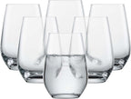 Schott Zwiesel Forté All Purpose Glass 13 Ounce (Set of 6), Drinking Glasses for Water, Dishwasher-Safe Tritan Crystal Glasses, Made in Germany