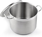Cooks Standard Stockpots Stainless Steel, 8 Quart Professional Grade Stock Pot with Lid, Silver