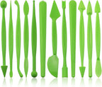 12PCS Sculpting Pen Tool Set Flip Cake Decorating Hand Clay Pottery Craft Casting For Pastry Molding Chocolate Sculpting Dessert Cake Flower Modeling Tools