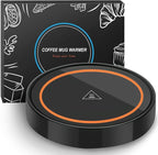 Coffee Mug Warmer for Desk,Heating Plate Electric Cup Warmers for Men Women Adult (D + Orange Light)