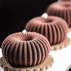 Silicone Molds Baking for Mousse Cake, 3D Baking Molds Dessert Molds for Pastry Truffle Pudding Jelly Cheesecake, Donut Shape, 6-Cavity